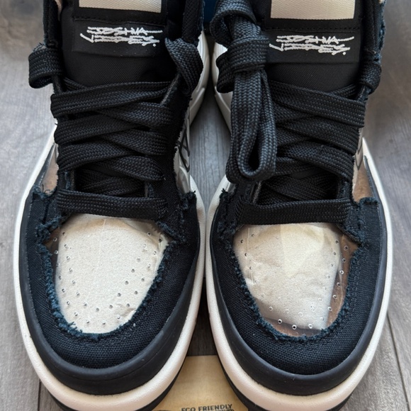 NEW 5M/6.5W Converse Weapon CX HI JOSHUA VIDES A00715C Black/Clear cork sneaker - Picture 8 of 11